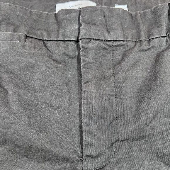 Vince Brown Cotton Twill Straight Chino Pants Trousers Women's Size 6 - Picture 6 of 11